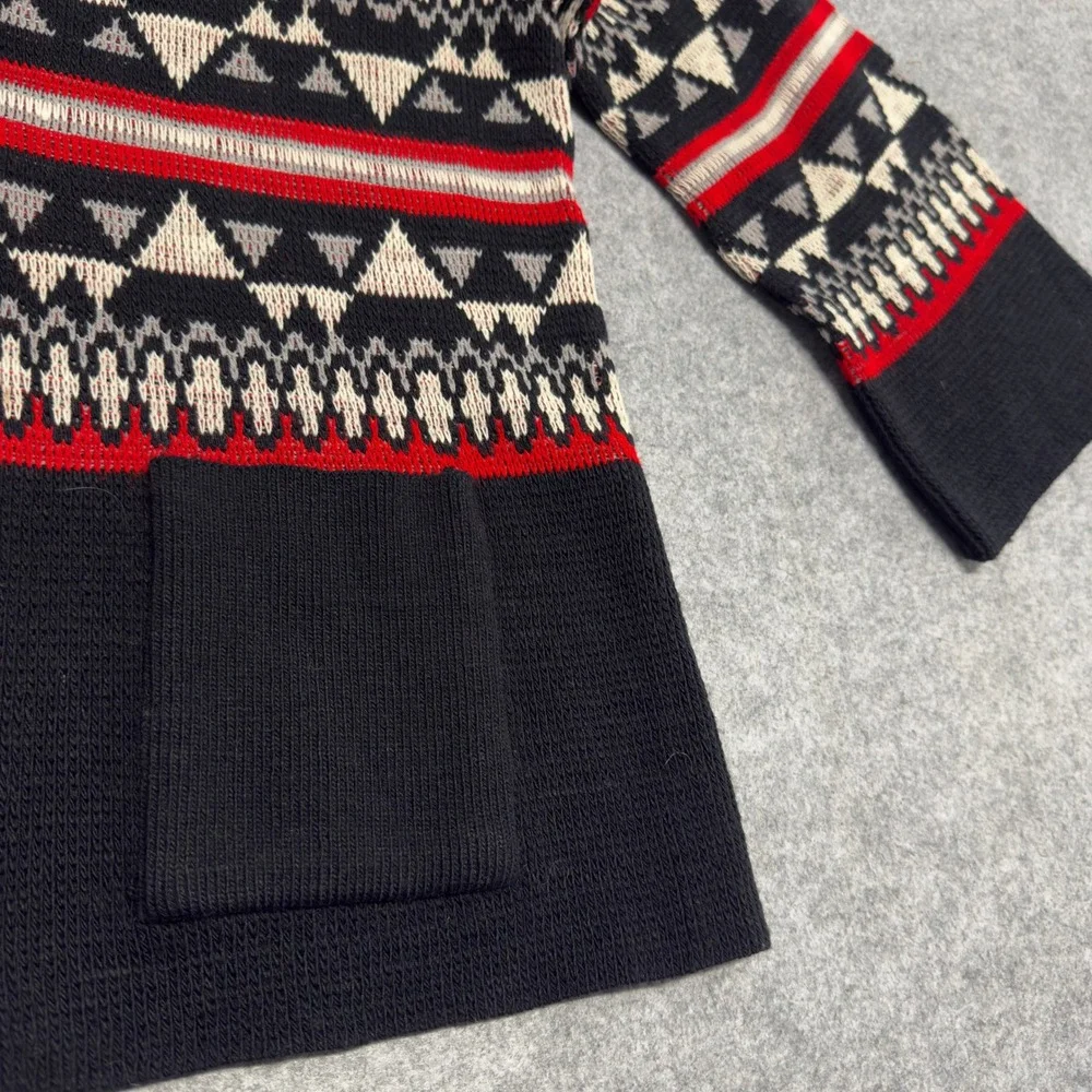 Vintage Lane Bryant Shawl Collar Cardigan Sweater Geometric Fair Isle 2X - Picture 5 of 11